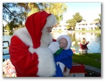 Santa at Christmas Island 2014