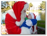 Santa at Christmas Island 2014