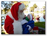 Santa at Christmas Island 2014