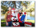 Santa at Christmas Island 2014