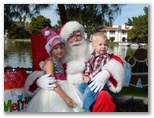 Santa at Christmas Island 2014