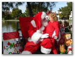 Santa at Christmas Island 2014