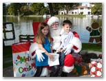 Santa at Christmas Island 2014