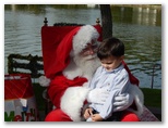 Santa at Christmas Island 2014