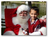 Santa at Christmas Island 2014