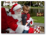 Santa at Christmas Island 2014