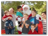 Santa at Christmas Island 2014