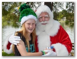 Santa at Christmas Island 2014