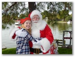 Santa at Christmas Island 2014