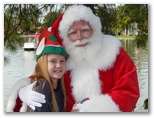 Santa at Christmas Island 2014