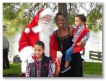 Santa at Christmas Island 2014