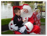 Santa at Christmas Island 2014