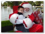 Santa at Christmas Island 2014