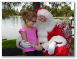 Santa at Christmas Island 2014