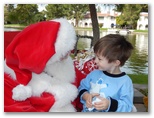 Santa at Christmas Island 2014