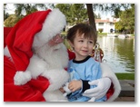 Santa at Christmas Island 2014