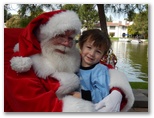 Santa at Christmas Island 2014