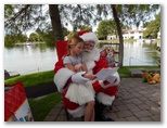 Santa at Christmas Island 2014