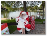 Santa at Christmas Island 2014