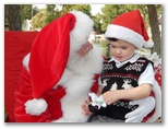 Santa at Christmas Island 2014