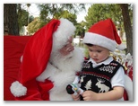 Santa at Christmas Island 2014