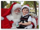 Santa at Christmas Island 2014