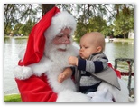 Santa at Christmas Island 2014