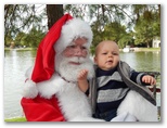 Santa at Christmas Island 2014