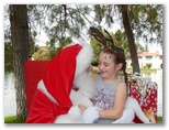 Santa at Christmas Island 2014