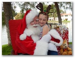 Santa at Christmas Island 2014