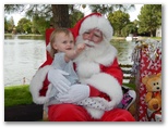 Santa at Christmas Island 2014