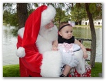 Santa at Christmas Island 2014