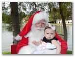 Santa at Christmas Island 2014