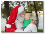 Santa at Christmas Island 2014