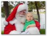 Santa at Christmas Island 2014