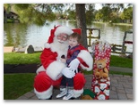 Santa at Christmas Island 2014