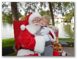 Santa at Christmas Island 2014