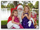 Santa at Christmas Island 2014