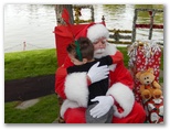 Santa at Christmas Island 2014