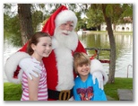 Santa at Christmas Island 2014