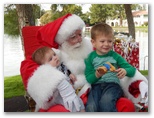 Santa at Christmas Island 2014