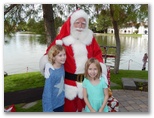 Santa at Christmas Island 2014