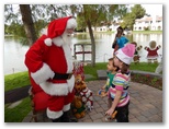 Santa at Christmas Island 2014