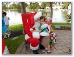 Santa at Christmas Island 2014