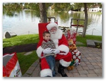 Santa at Christmas Island 2014