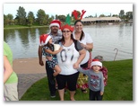 Santa at Christmas Island 2014