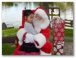 Santa at Christmas Island 2014