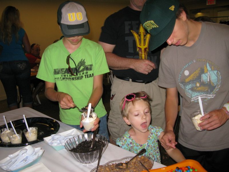 Swim Team Registration Ice Cream Social